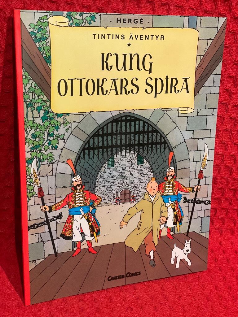 Kung Ottokars spira av Hergé - omslag