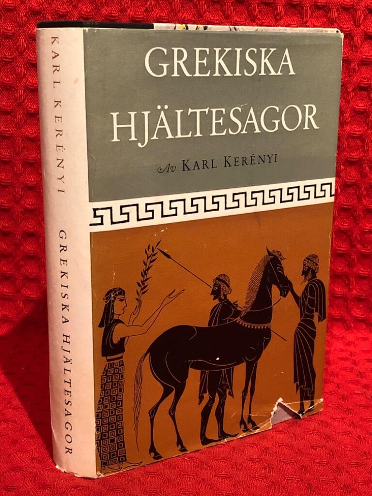 Grekiska hjältesagor av Karl Kerényi - omslag