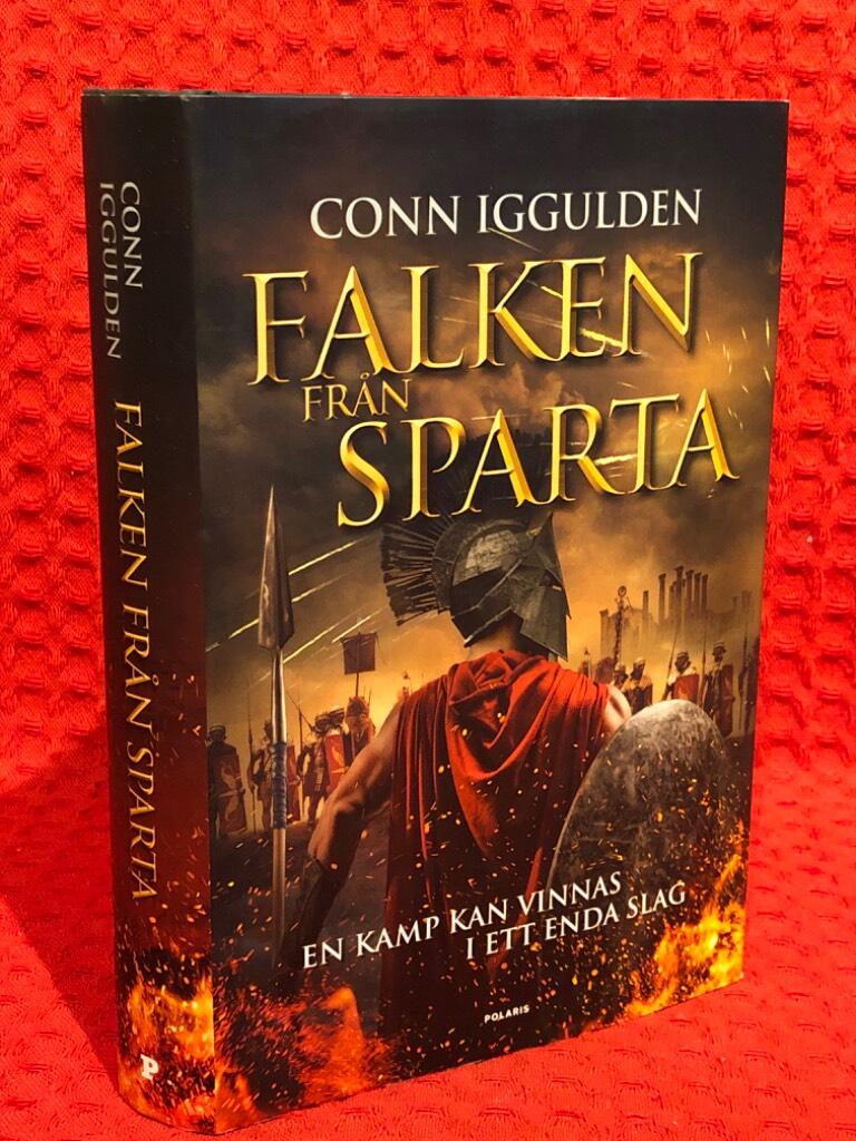 Falken från Sparta av Conn Iggulden - omslag