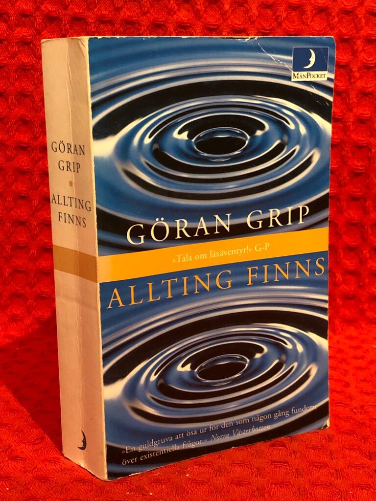 Allting finns av Göran Grip - omslag