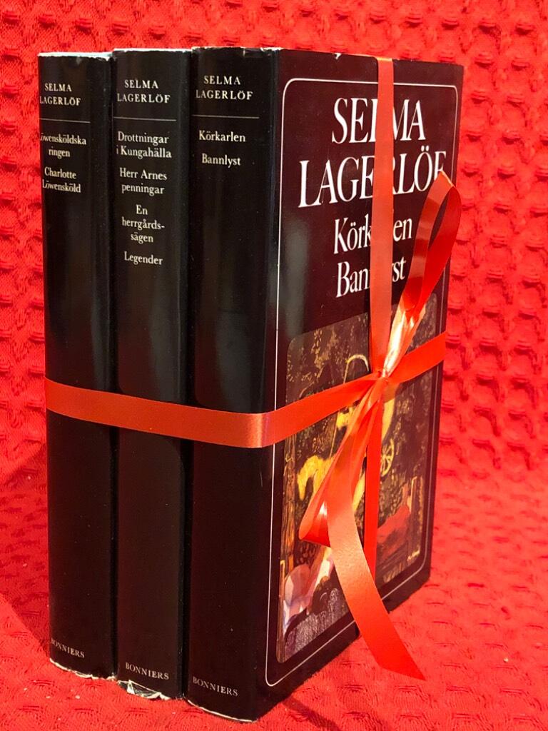 Bokpaket: 3st Selma Lagerlöf-böcker av Selma Lagerlöf - omslag