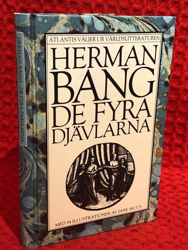 De fyra djävlarna av Herman Bang - omslag