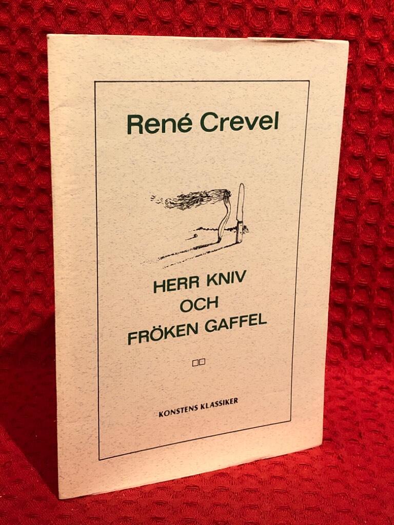 Herr Kniv och fröken Gaffel av René Crevel - omslag