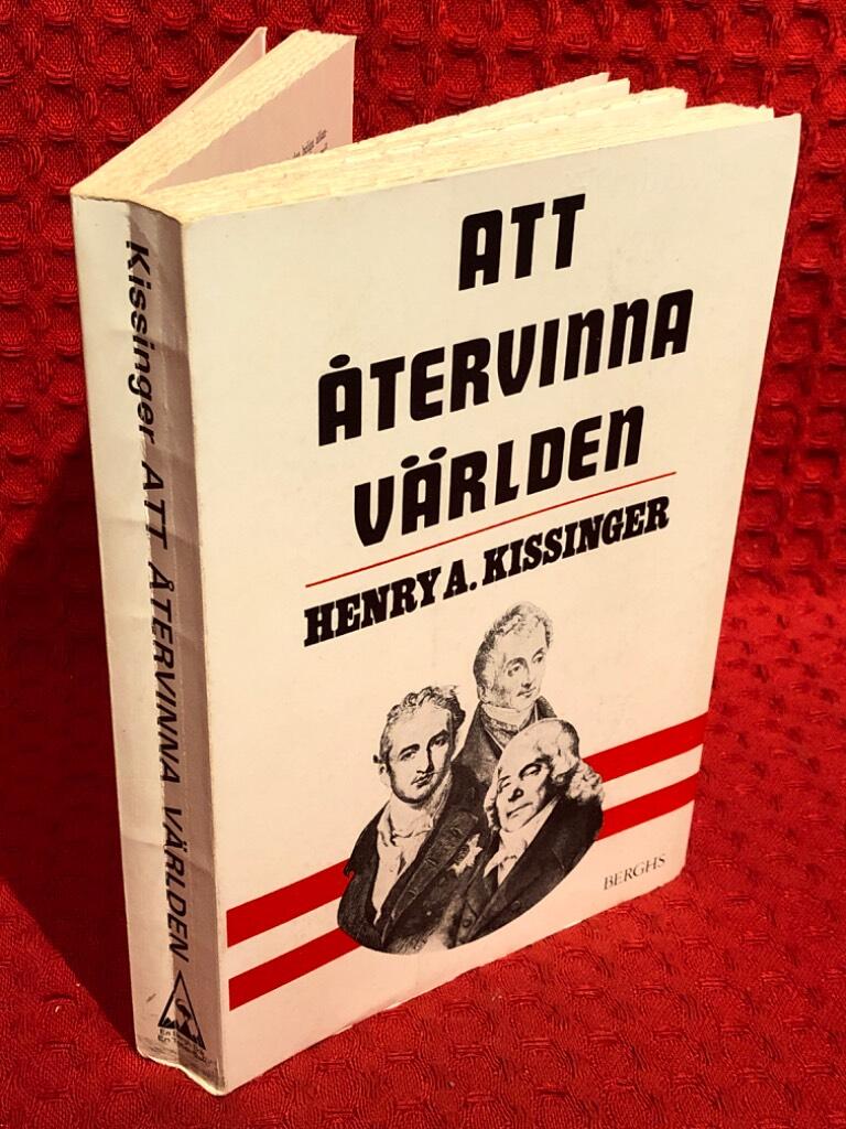Att återvinna världen av Henry A. Kissinger - omslag