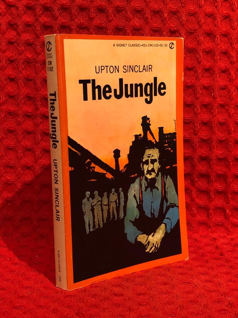 The jungle av Upton Sinclair - omslag