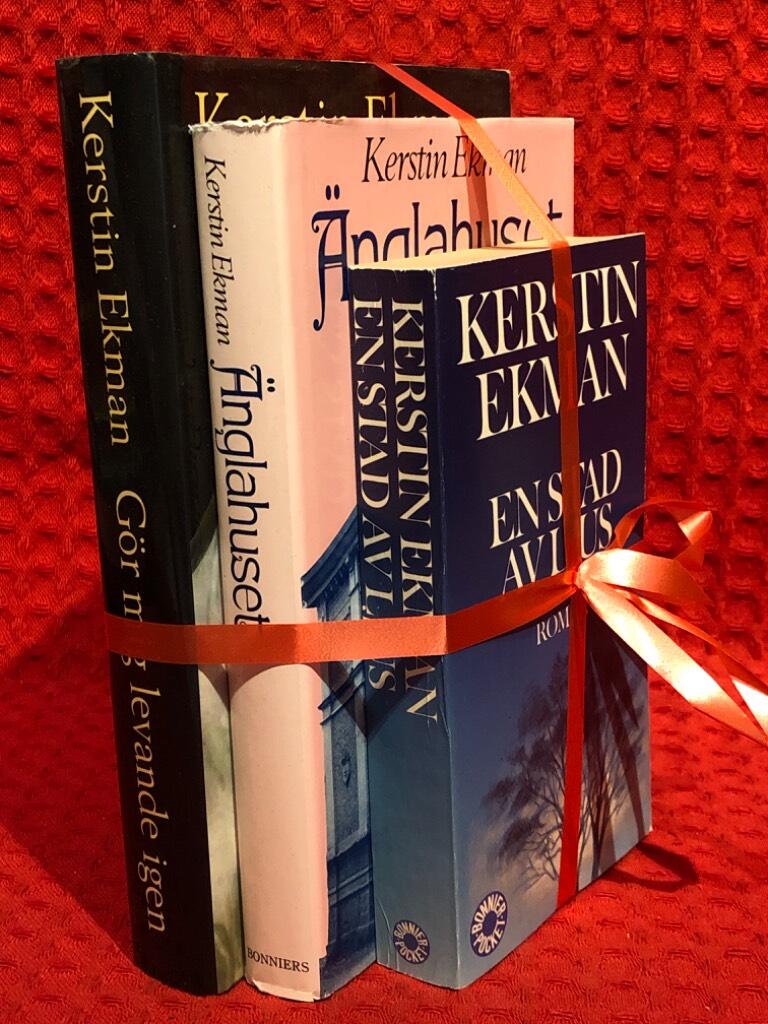 Bokpaket: 3 st Kerstin Ekman-böcker av Kerstin Ekman - omslag