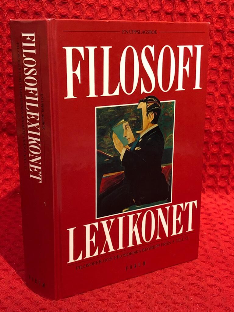 Filosofilexikonet av Arne Grøn - omslag