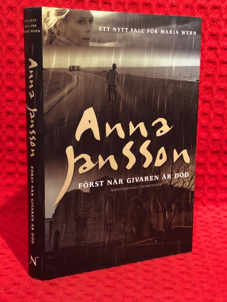 Först när givaren är död av Anna Jansson - omslag