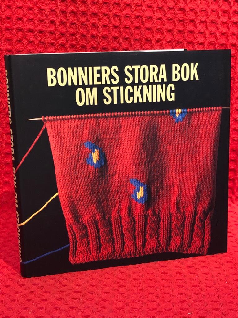 Bonniers stora bok om stickning av Eva Wincent - omslag