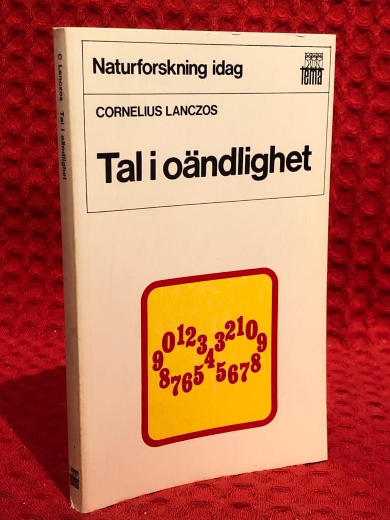 Tal i oändlighet av Cornelius Lanczos - omslag