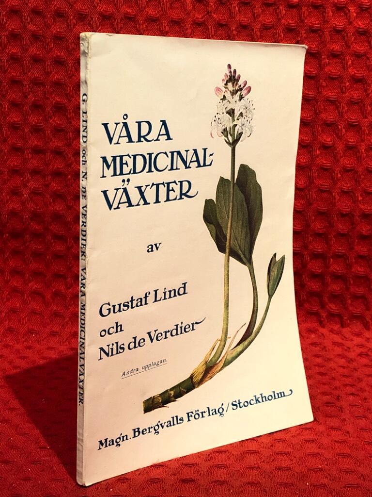 Våra medicinslväxter av Nils de Verdier Gustaf Lind - omslag