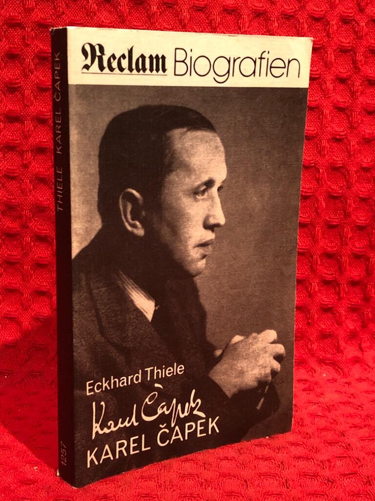 Eckhard Thiele Biografien av Karel Capek - omslag