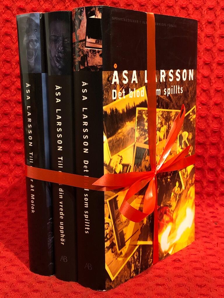 Bokpaket: 3st Åsa Larsson-böcker av Åsa Larsson - omslag
