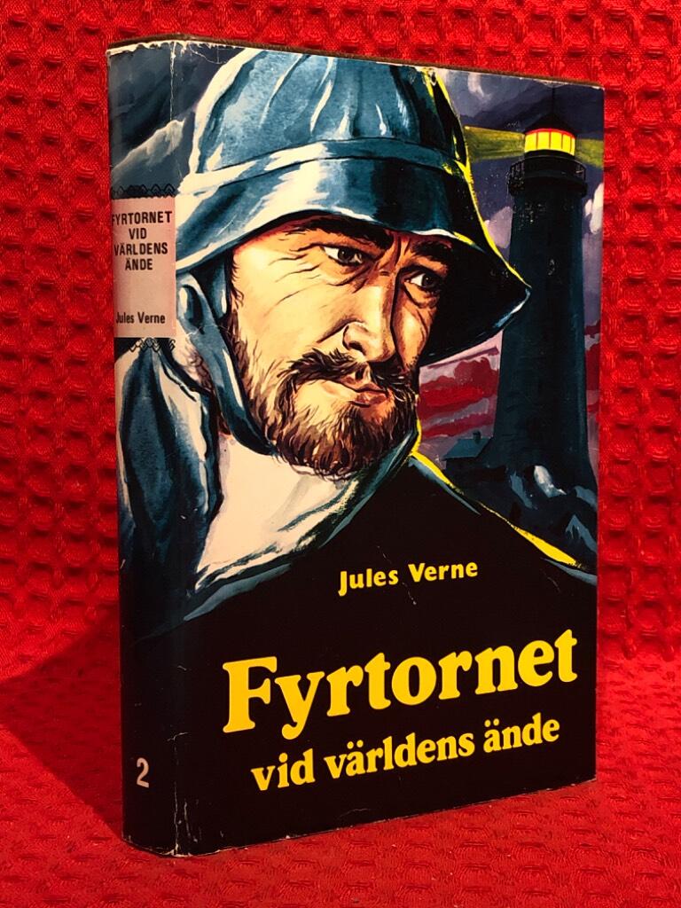 Fyrtornet vid världens ände och tre noveller av Jules Verne - omslag