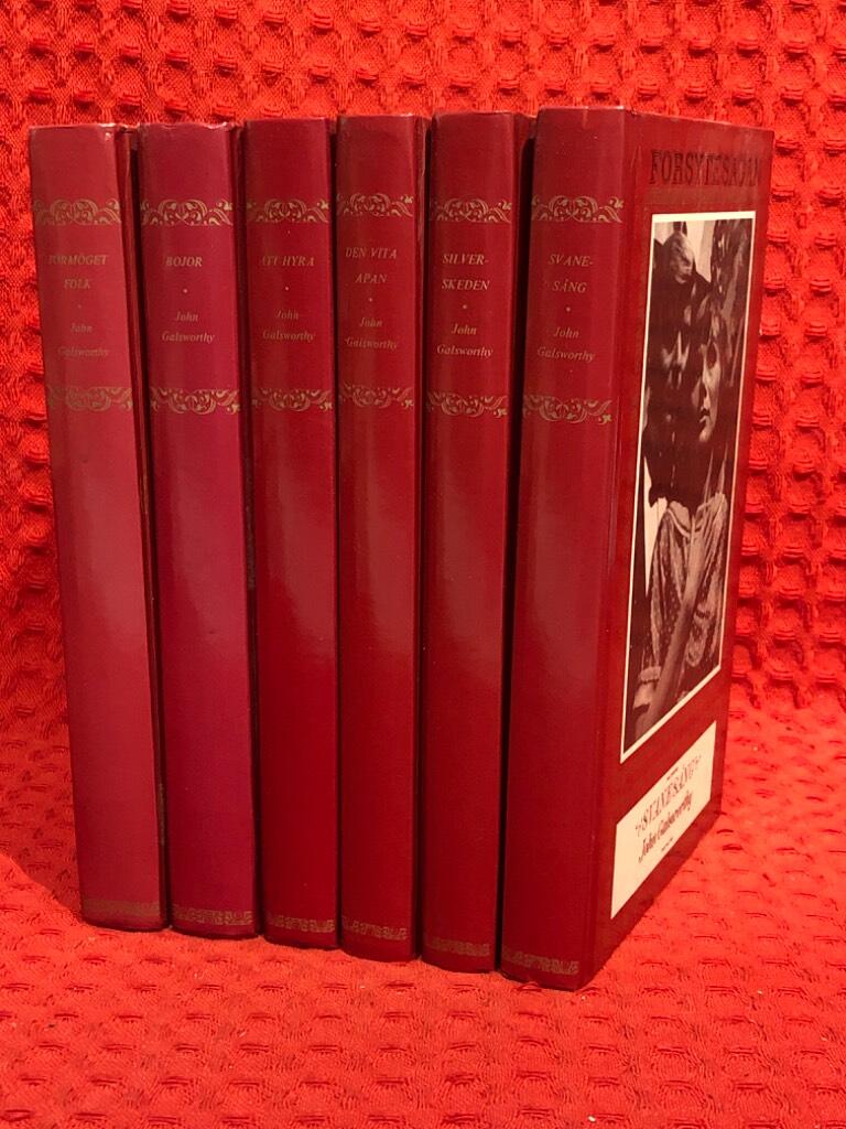 Forsythesagan 1-6 av John Galsworthy - omslag