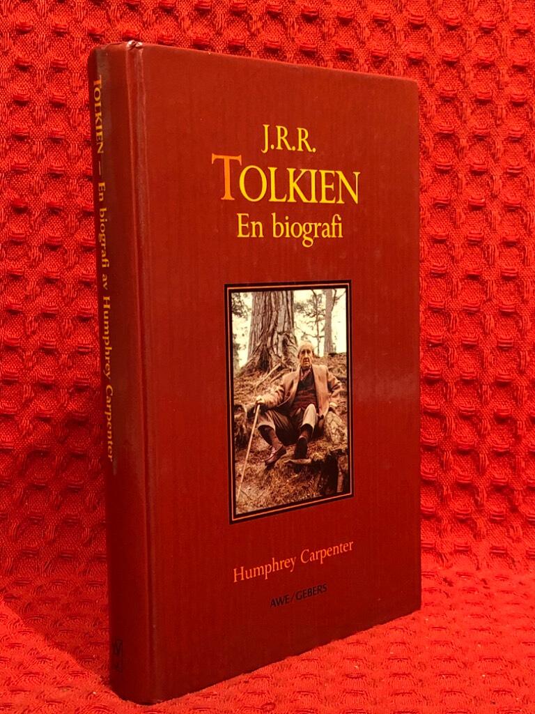 J.R.R. Tolkien : en biografi av Humphrey Carpenter - omslag