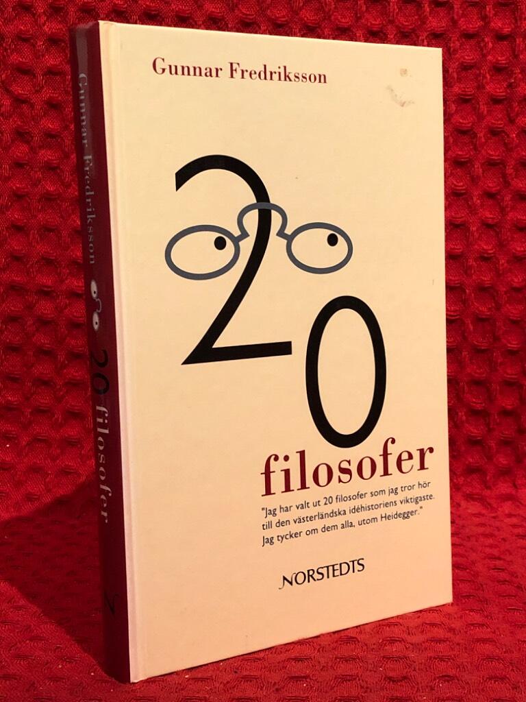 20 filosofer av Gunnar Fredriksson - omslag