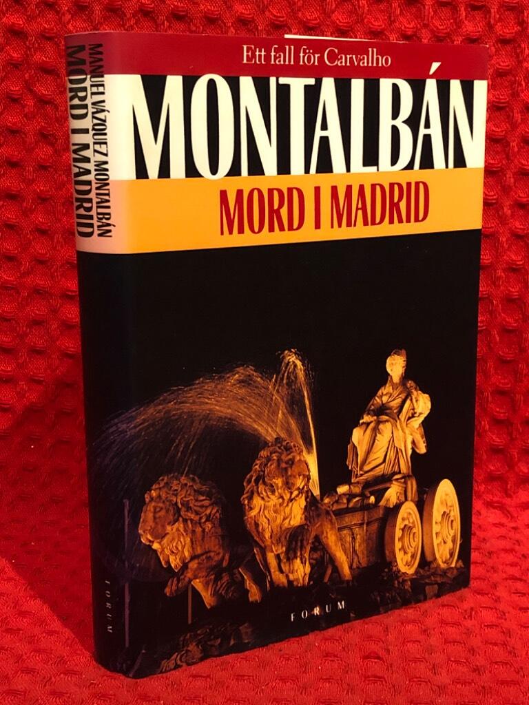 Mord i madrid av Manuel Vázquez Montalbán - omslag