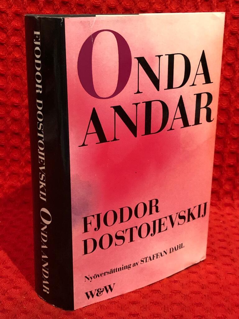 Onda andar : roman i tre delar av Fjodor Dostojevskij - omslag