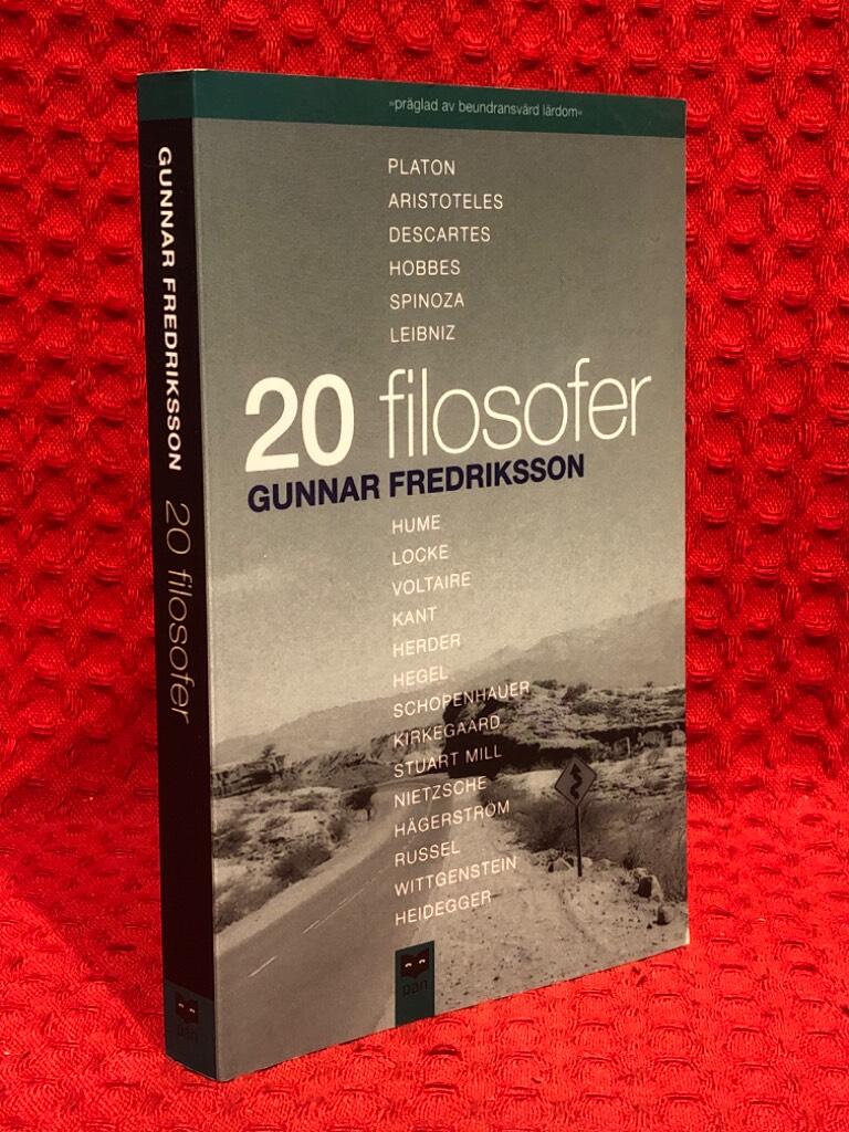 20 filosofer av Gunnar Fredriksson - omslag