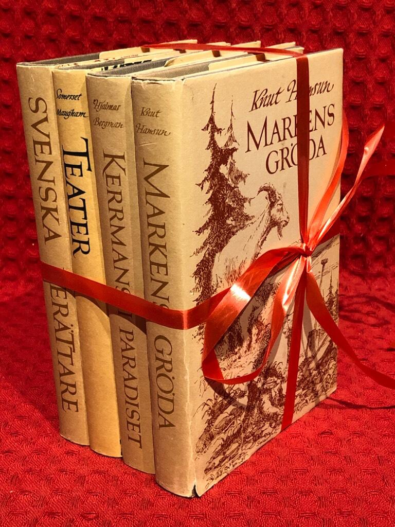Bokpaket: 4st klassiker av Hjalmar Bergman Somerset Maugham - omslag