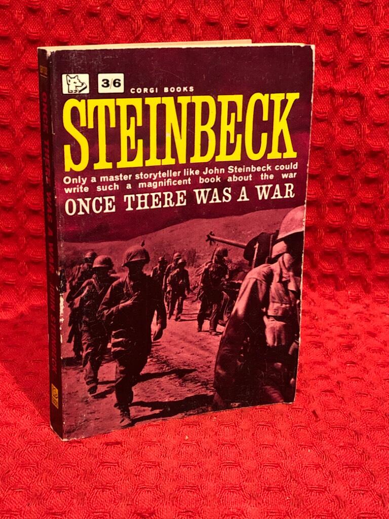 Once there was a war av John Steinbeck - omslag