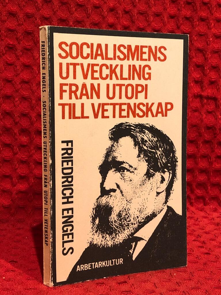 Socialismens utveckling från Utopi till vetenskap av Friedrich Engels - omslag