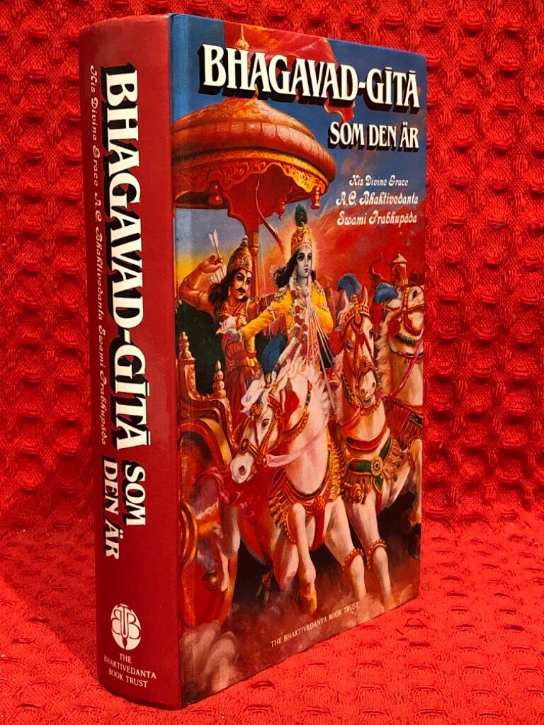 Bhagavad-gītā som den är : fullständig, reviderad utgåva av Abhaya Carana Bhaktivedanta Swami - omslag