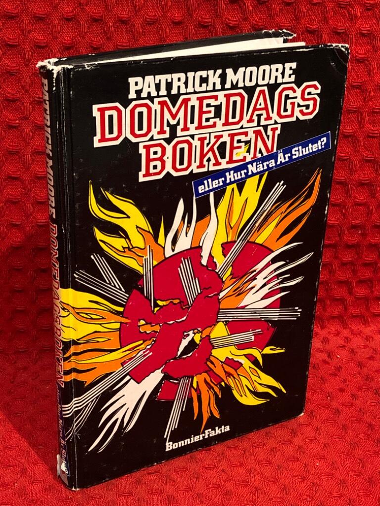 Domedagsboken eller Hur nära är slutet? av Patrick Moore - omslag