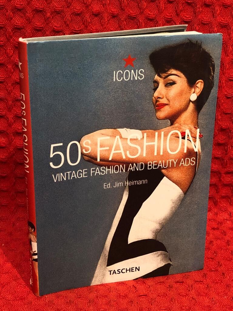 50s fashion : vintage fashion and beauty ads av Jim Heimann - omslag