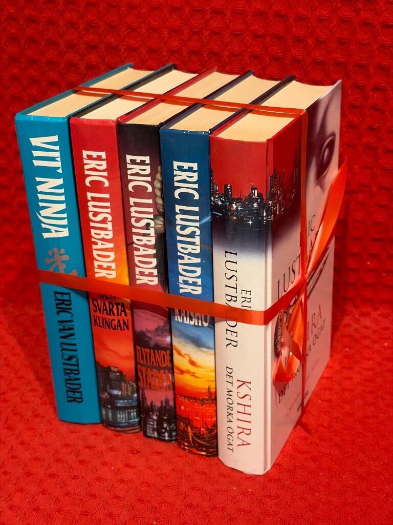 Bokpaket: 5 st Lustbader av Eric Van Lustbader - omslag