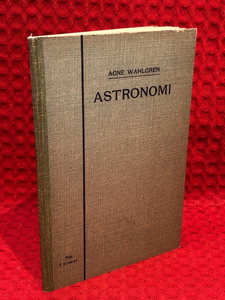 Lärobok i Astronomi av Agne Wahlgren - omslag