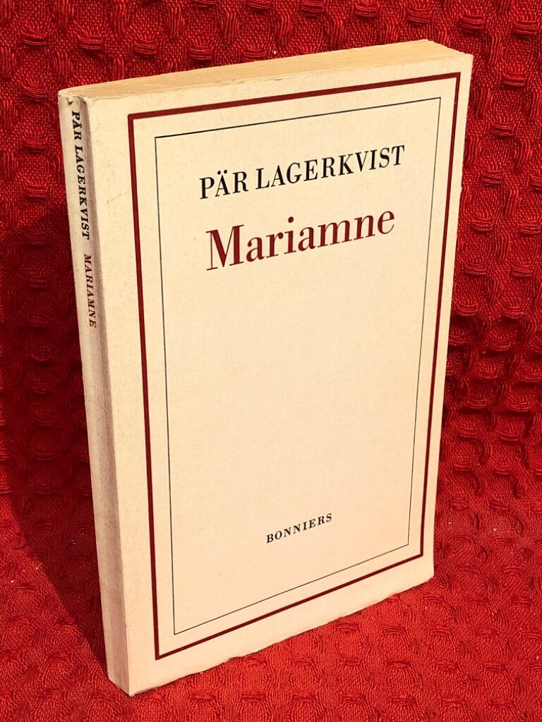 Mariamne av Pär Lagerkvist - omslag