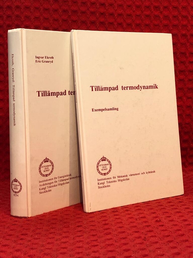 Tillämpad termodynamik del 1-2 av Ingvar A. Ekroth - omslag