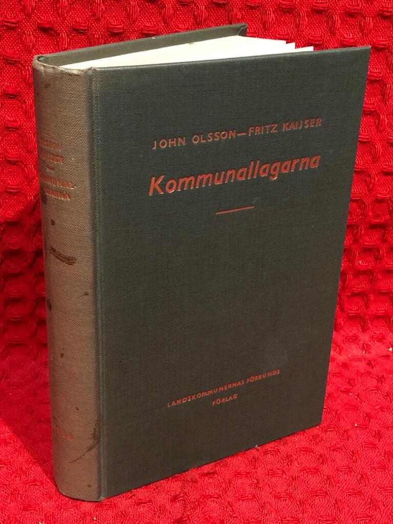 Kommunallagarna av John Olsson & Fritz Kaijser - omslag