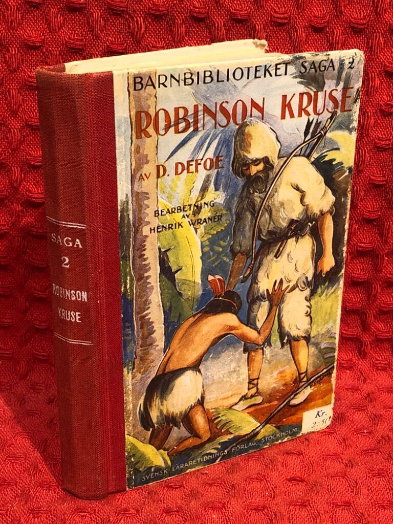 Robinson Kruse av D. Defoe - omslag