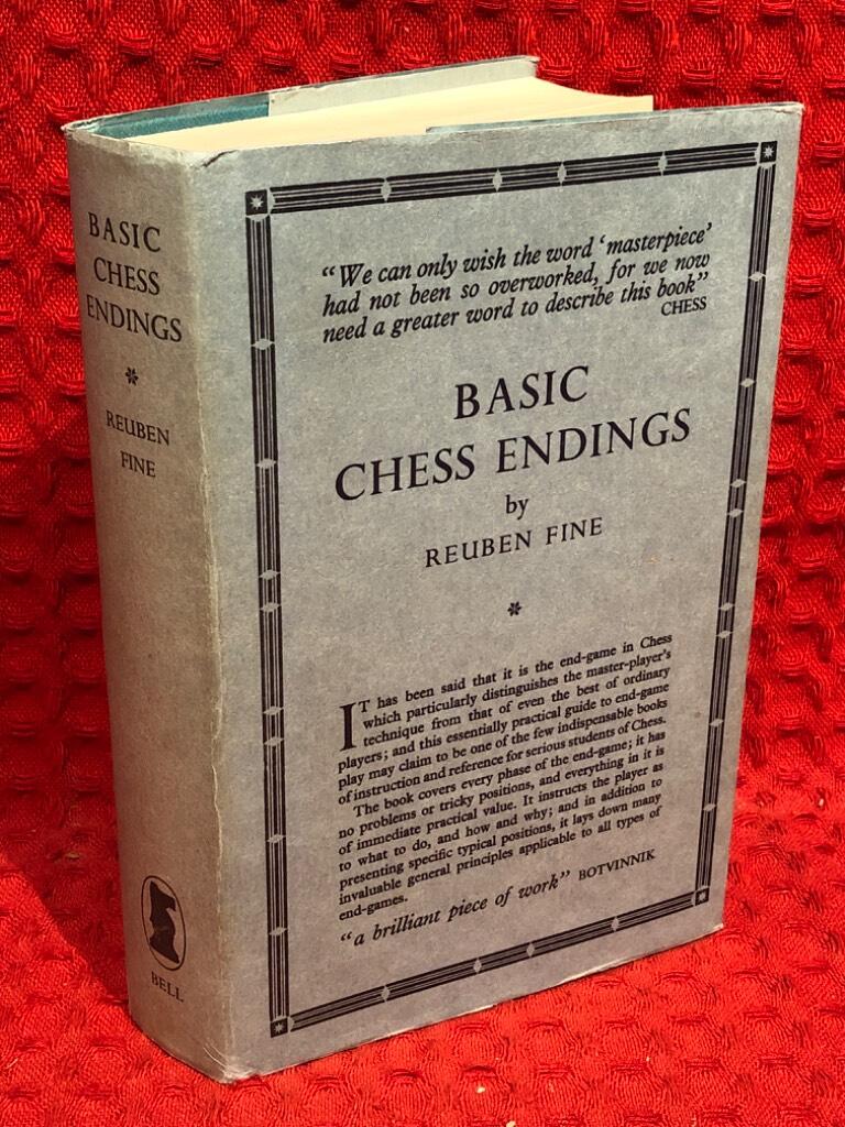 Basic chess endings av Reuben Fine - omslag