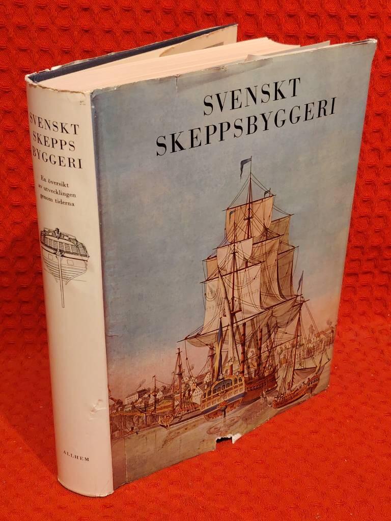 Svenskt skeppsbyggeri av Gustav Halldin - omslag