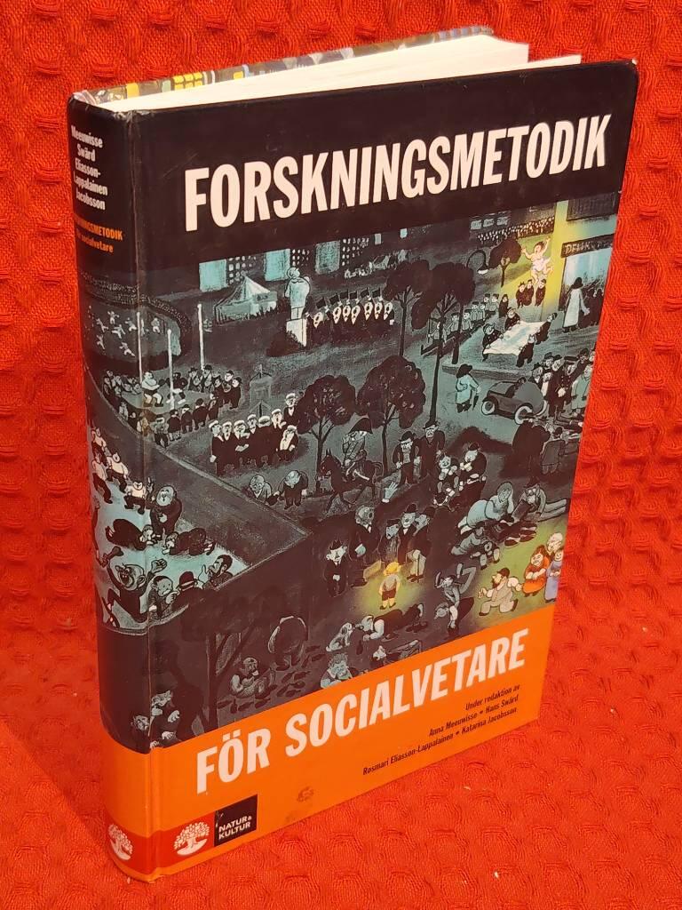 Forskningsmetodik för socialvetare av Anna Meeuwisse - omslag