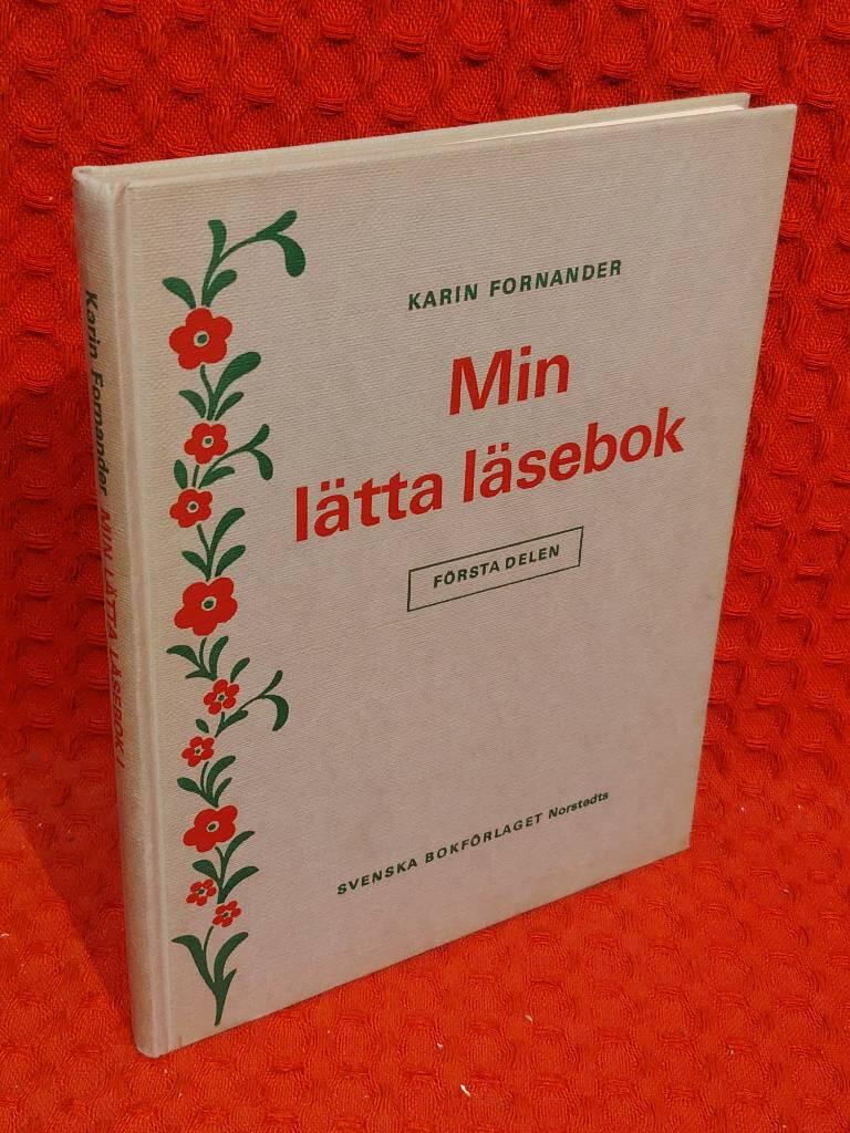 Min lätta läsebok första delen av Karin Fornander - omslag