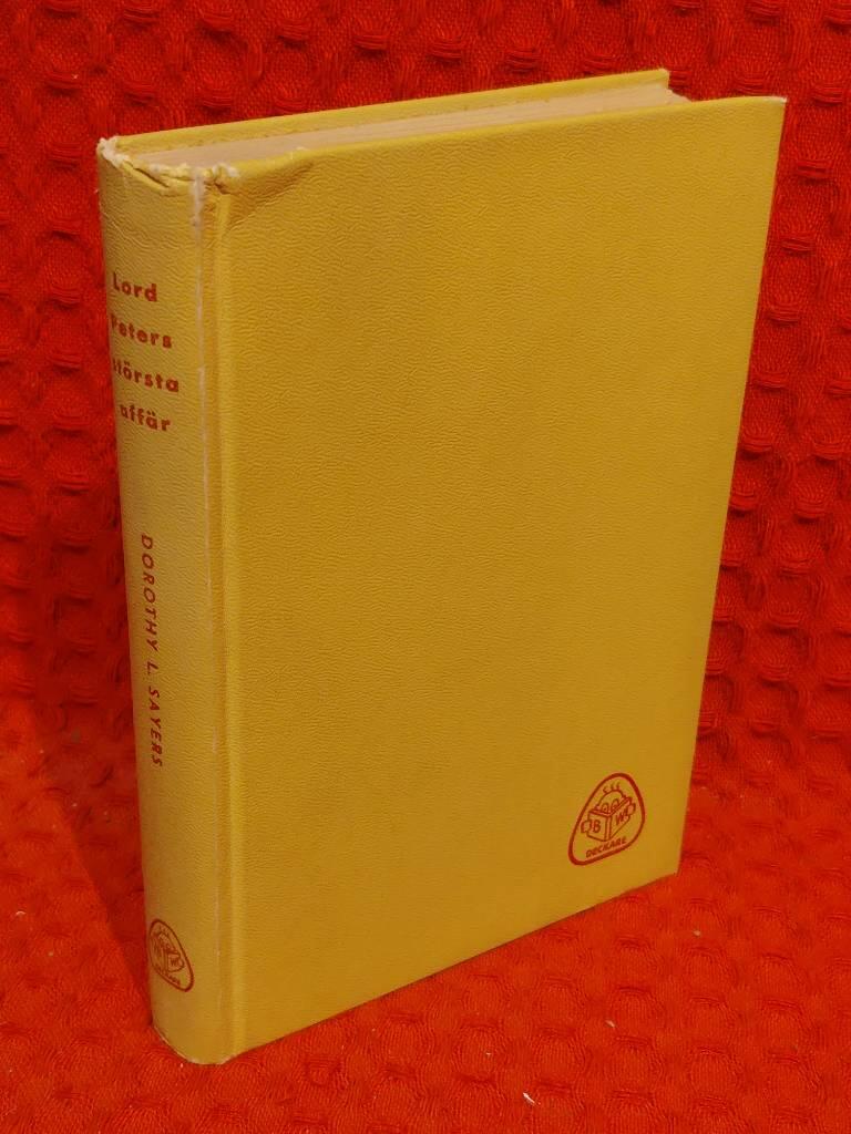 Lord Peters största affär av Dorothy L. Sayers - omslag
