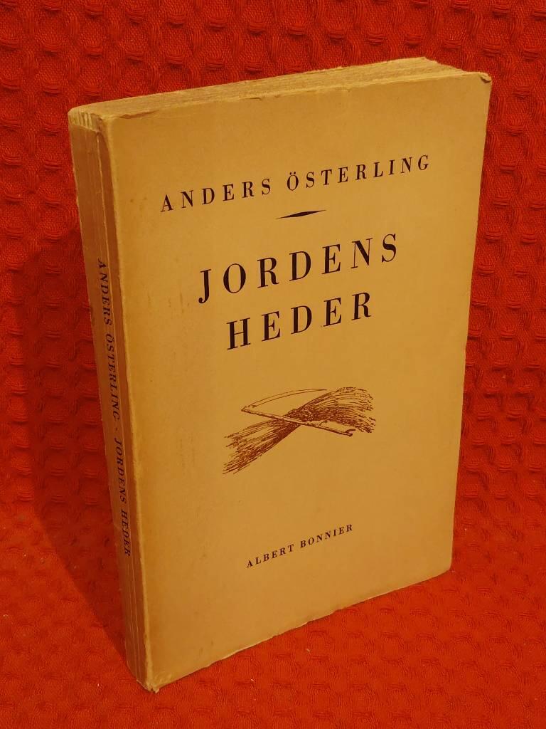 Jordens heder av Anders Österling - omslag