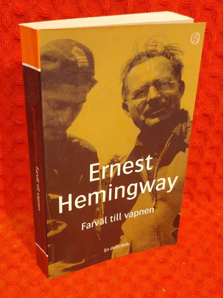 Farväl till vapnen av Ernest Hemingway - omslag