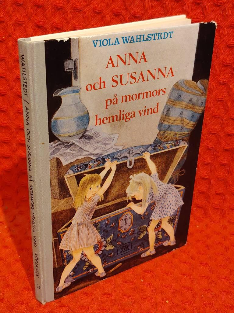 Anna och Susanna på mormors hemliga vinz av Viola Wahlstedt - omslag