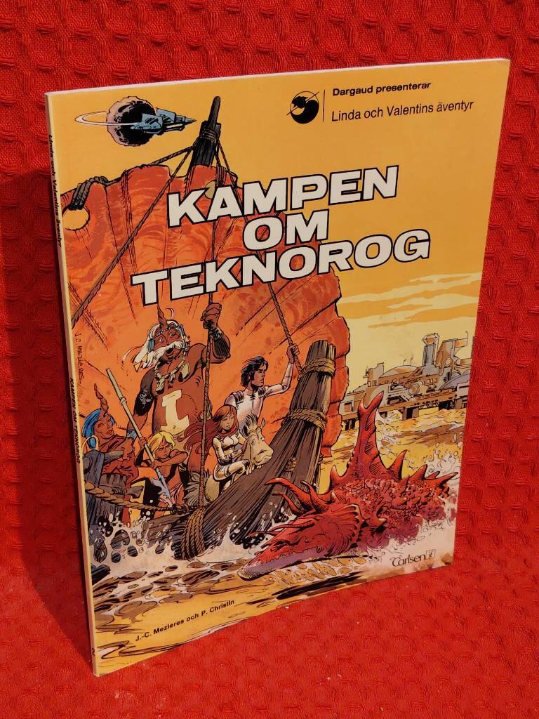Kampen om Teknorog av Pierre Christin - omslag