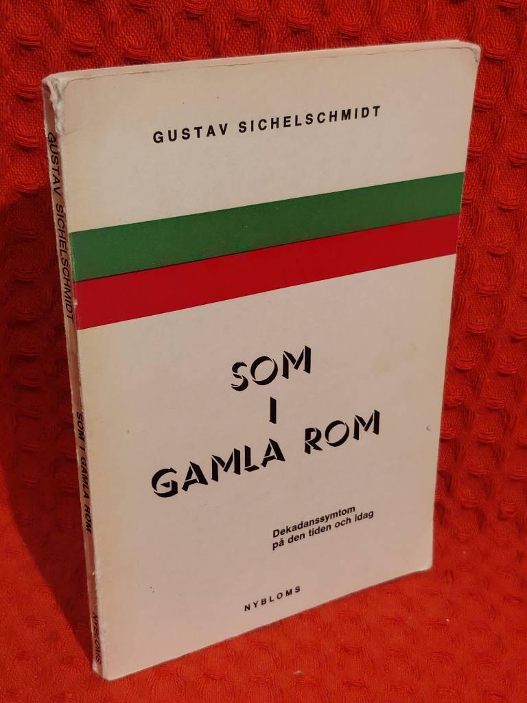 Som i gamla Rom : Dekadanssymtom på den tiden och idag av Gustav Sichelschmidt - omslag