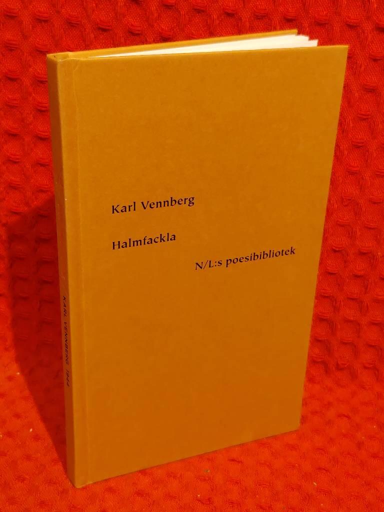 Halmfackla av Karl Vennberg - omslag