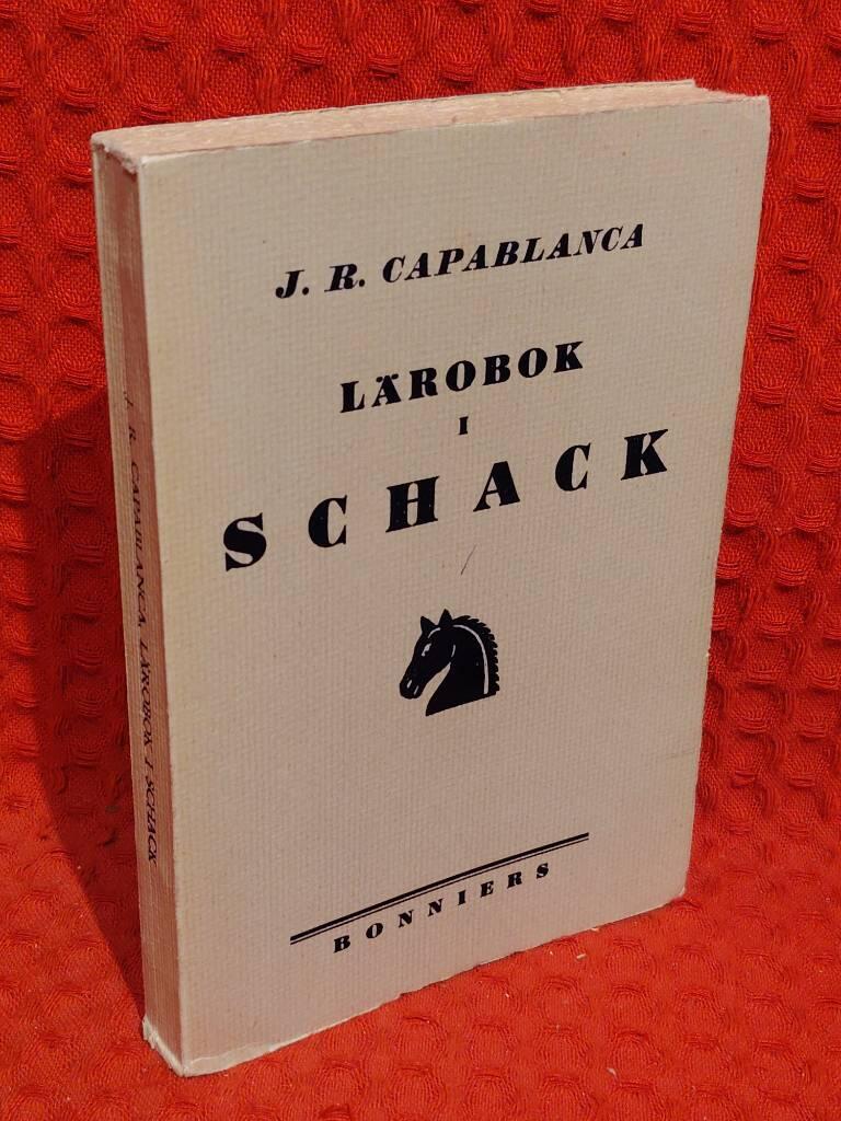 Lärobok i schack av J. R. Capablanca - omslag