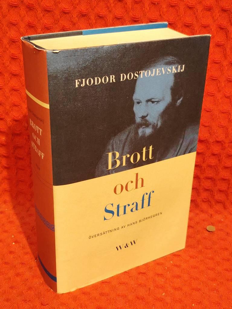 Brott och straff av Fjodor Dostojevskij - omslag