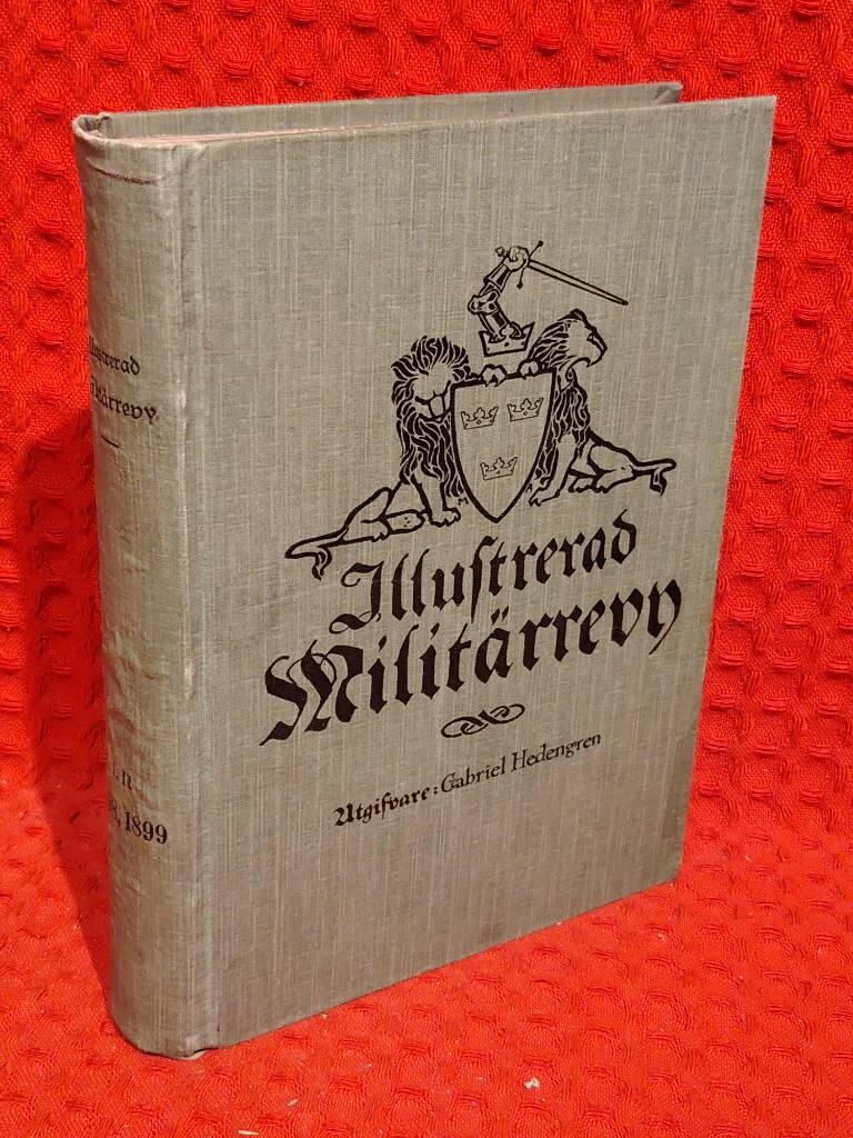 Illustrerad militärrevy I, II 1898, 1899 av Gabriel Hedengren - omslag